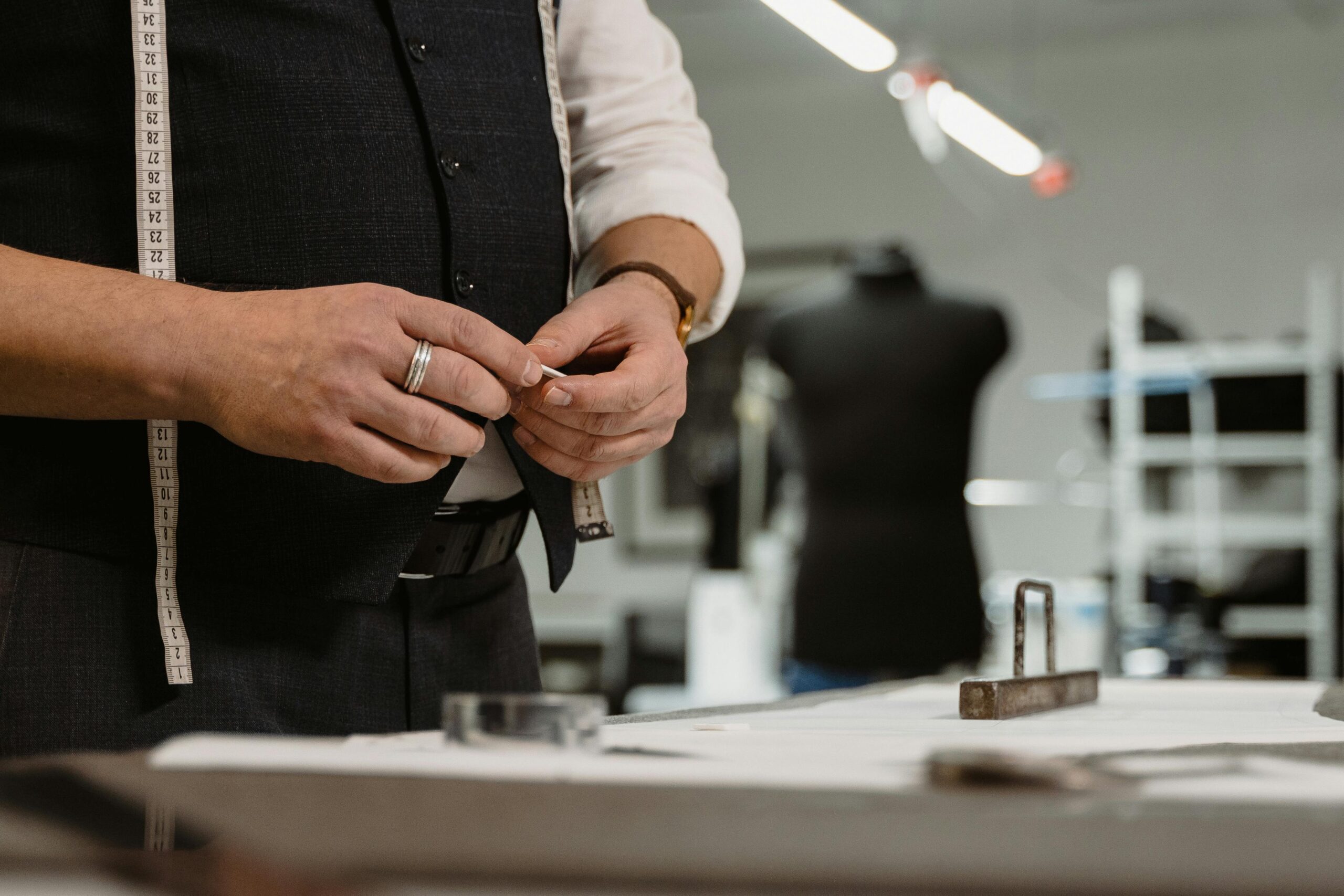 Designer working with cut and sew manufacturers in New York to create bespoke clothing and small MOQ collections.